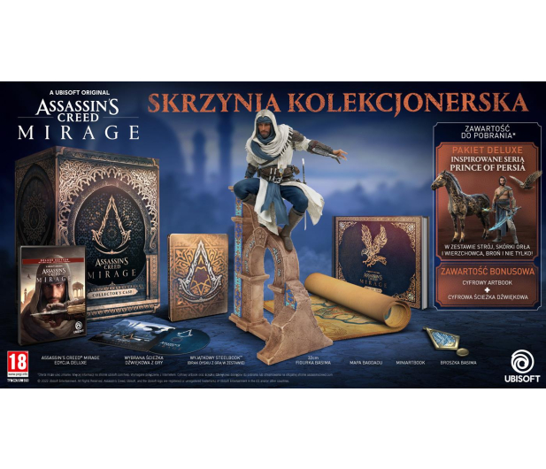 PlayStation Assassin's Creed Mirage Deluxe Edition + Collector Case - 1090767 - zdjęcie 3